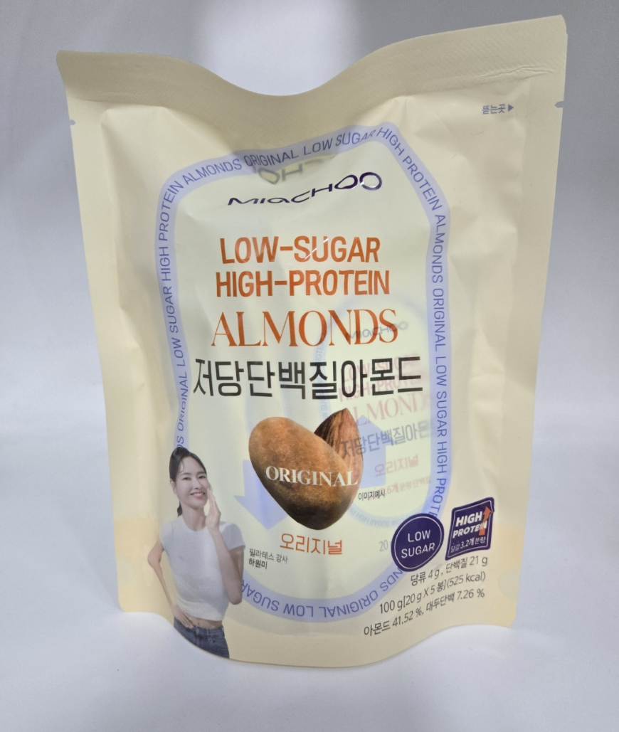 머거본 저당 단백질 아몬드 오리지널 100g